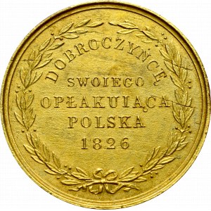 Kingdom of Poland, Medal of the Benefactor of his... 1826 - 19th century collector's copy