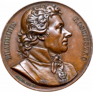 Polska, Medal poświęcony Tadeuszowi Kościuszce 1818