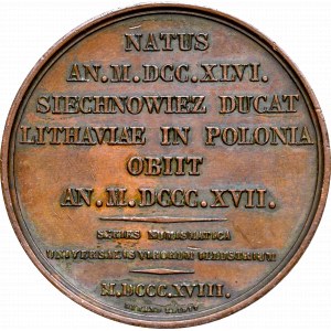 Polska, Medal poświęcony Tadeuszowi Kościuszce 1818