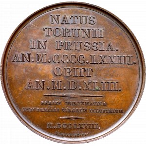 Polska, Medal poświęcony Mikołajowi Kopernikowi 1818