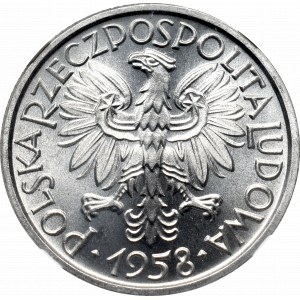 PRL, 2 Złote 1958 Jagody - NGC MS67