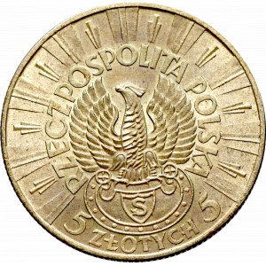 II Republic of Poland, 5 zloty 1934 Riffle Eagle