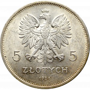 II Republic of Poland, 5 zloty 1928, Warsaw Nike