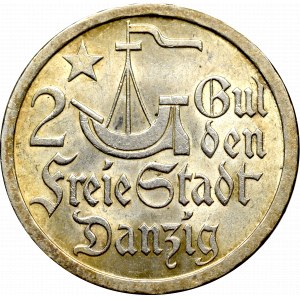 Free City of Danzig, 2 gulden 1923