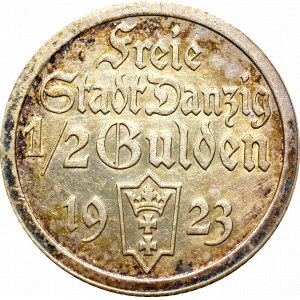 Free City of Danzig, 1/2 gulden 1923