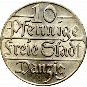 Free City of Danzig, 10 pfennig 1923