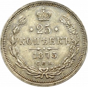 Russia, Alexander II, 25 kopecks 1875 НI