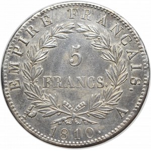 Francja, 5 franków 1810, Paryż