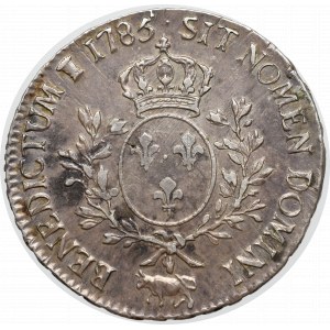 France, Ludovic XVI, Ecu 1785, Pau