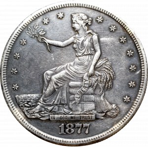 USA, trade dollar 1877 San Francisco