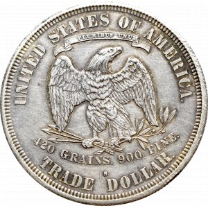 USA, trade dollar 1877 San Francisco
