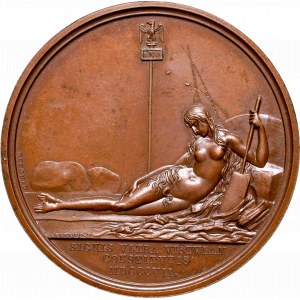 Francja/Polska, Napoleon I, Medal na pamiątkę przekroczenia Wisły 1807