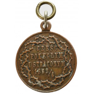 Polska, Medal Półwiekowa rocznica Powstania Styczniowego 1914, nakł. Bernsteina, Unger Lwów