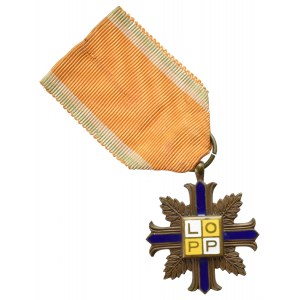 II RP, Odznaka Honorowa L.O.P.P III stopnia (brązowa) - rzadka