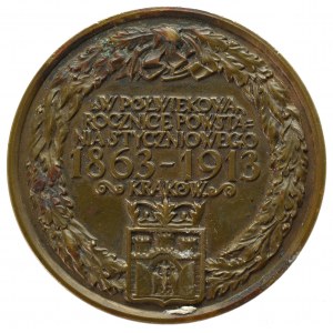 Polska, Medal 50 rocznica Powstania Styczniowego 1913, Jastrzębowski Kraków