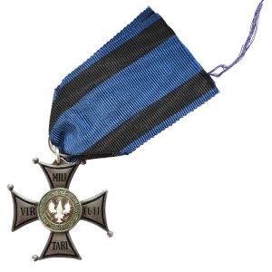 II RP, Krzyż Srebrny Orderu Wojennego Virtuti Militari - wtórnik prod. Owczarski, srebro