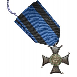 II RP, Krzyż Srebrny Orderu Wojennego Virtuti Militari - wtórnik prod. Owczarski, srebro
