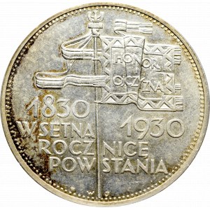 II Republic of Poland, 5 zloty 1930 November uprising - PCGS MS63