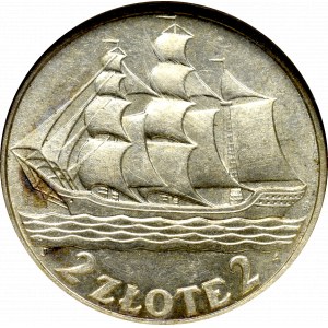 II Republic of Poland, 2 zloty 1936 Ship