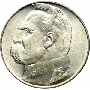 II Rzeczpospolita, 10 złotych 1936 Piłsudski - PCGS MS63
