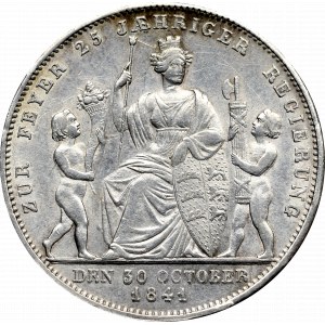 Germany, Wuerttemberg, Gulden 1841 - silver jubilee