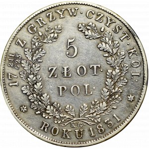November uprising, 5 zloty 1831