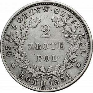 November Uprising, 2 zloty 1831