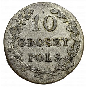 Powstanie Listopadowe, 10 groszy 1831 - łapy orła zgięte