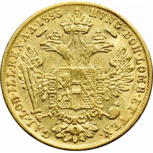 Austria, Franz Joseph, Ducat 1855, Vienna