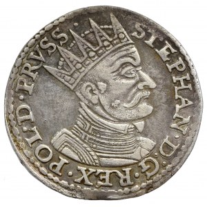 Stephan Bathory, 3 groschen 1579, Danzig