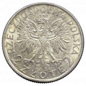 II Republic of Poland, 2 zloty 1934 Polonia