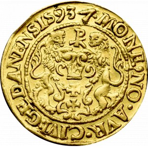 Sigismund III Vasa, Ducat 1593, Danzig