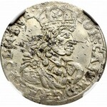 John II Casimir Vasa, 6 groschen 1662, Bromberg - NGC MS63