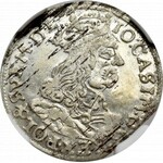Jan II Kazimierz, Trojak 1662, Kraków - NGC MS64