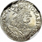 John II Casimir, 3 groschen 1662, Cracow - NGC MS64