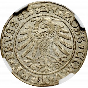 Sigismund I the Old, Groschen 1532, Thorn - NGC AU58