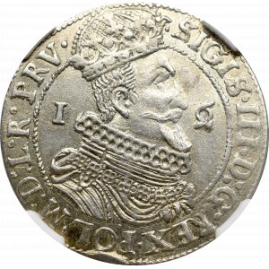 Sigismund III, 18 groschen 1623, Danzig - NGC MS63