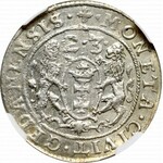 Sigismund III, 18 groschen 1623, Danzig - NGC MS63