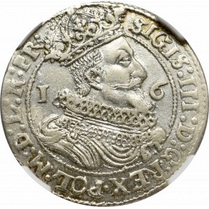 Zygmunt III Waza, Ort 1625, Gdańsk - PR NGC AU58