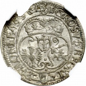 Zygmunt III Waza, Grosz 1593, Olkusz - NGC AU58