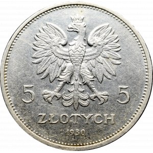 II Republic of Poland, 5 zloty 1930 November uprising