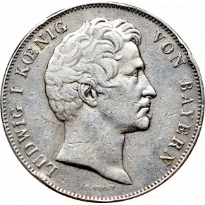 Niemcy, Bawaria, Dwutalar=3-1/2 guldena 1837 - unia monetarna