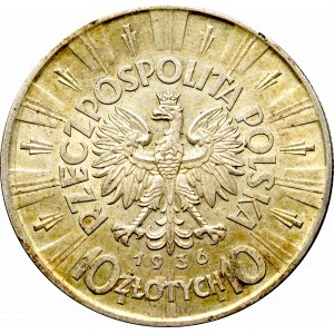 II Republic of Poland, 10 zloty 1936 Pilsudski