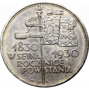 II Republic of Poland, 5 zloty 1930 November uprising