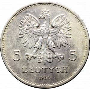 II Republic of Poland, 5 zloty 1930 November uprising