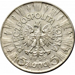 II Republic of Poland, 5 zloty 1935 Pilsudski