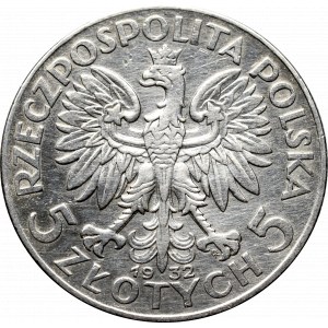 II Republic, 5 zlotych 1932, Warsaw