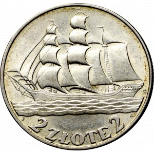 II Republic of Poland, 2 zloty 1936 Ship