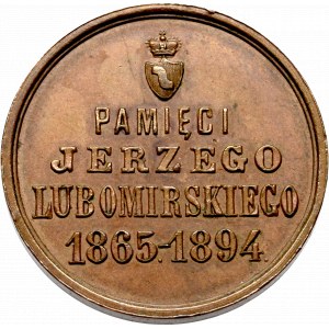 Polska, Medal ku pamięci Jerzego Lubomirskiego 1894