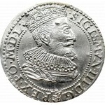 Zygmunt III Waza, Szóstak 1596, Malbork - mała głowa PCGS MS62